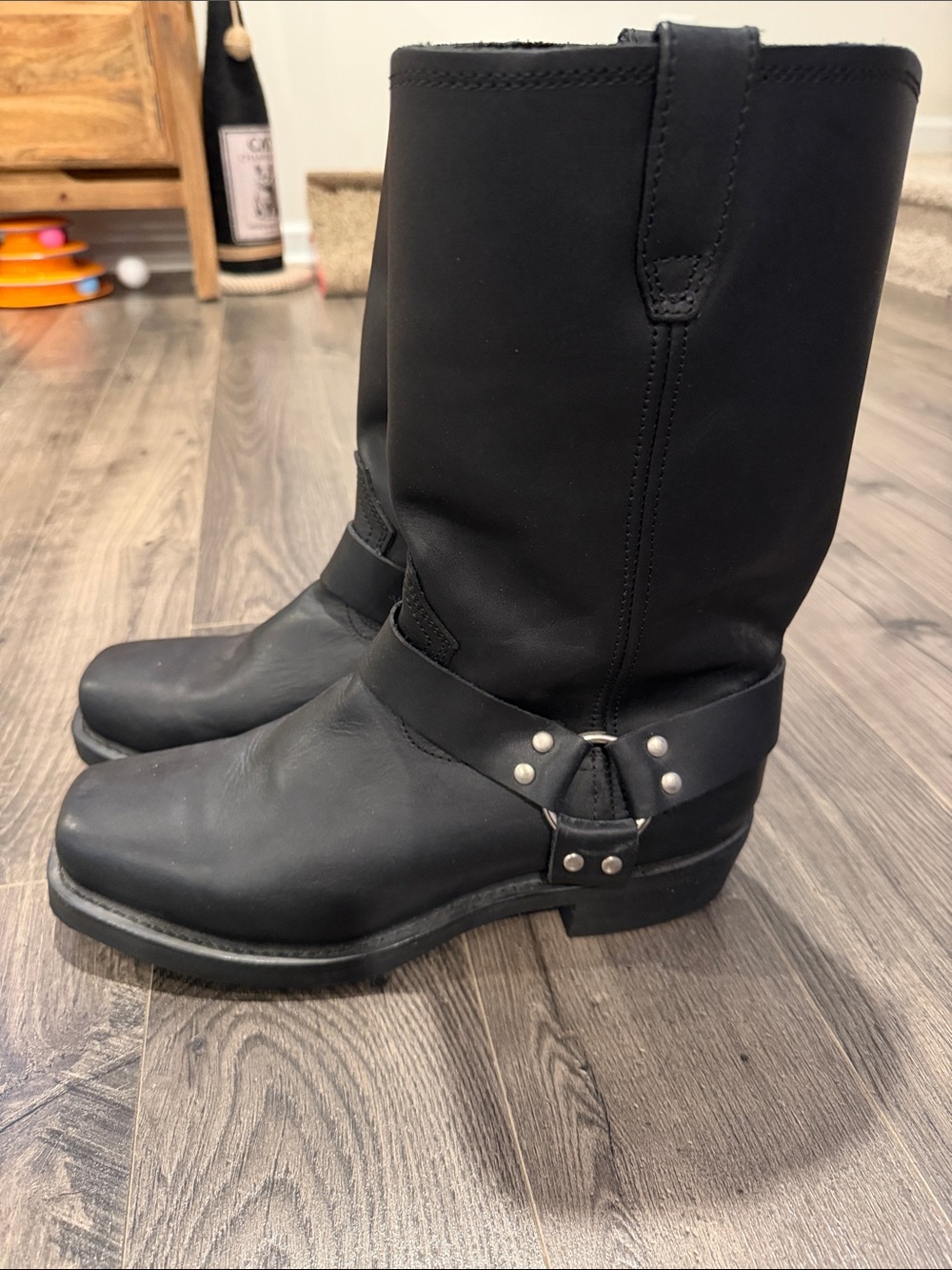 NWOT Dingo Men's Black Leather Cowboy Boots